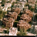 BANCO URQUIJO Residential Buildings. Barcelona, 1967 - AEREAL VIEW
