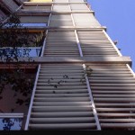 BACH STREET Residential Building. Barcelona, 1958 - FACADE DETAIL
